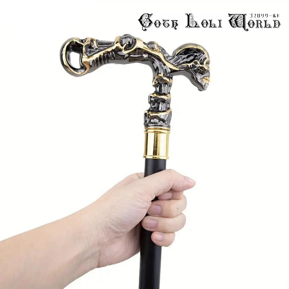 超希少◎Alexander McQUEEN スカルデザイン ステッキ 杖 金色 2025年最新】ALEXANDER McQUEEN 杖・ステッキの人気アイテム